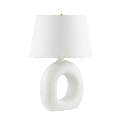 Alternative view of Kalahari 23" Length Table Lamp, Off-White