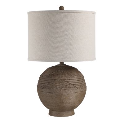 Malya 25.5" Height Table Lamps, Textured Brown