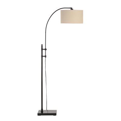 Alternative view of Crystal 66.5" Height Floor Lamp, Black