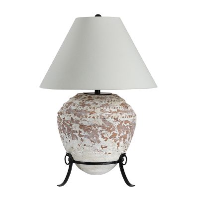 Alternative view of Silis 29.5" Height Table Lamps, Textured Ceramic (Off White And Brown)
