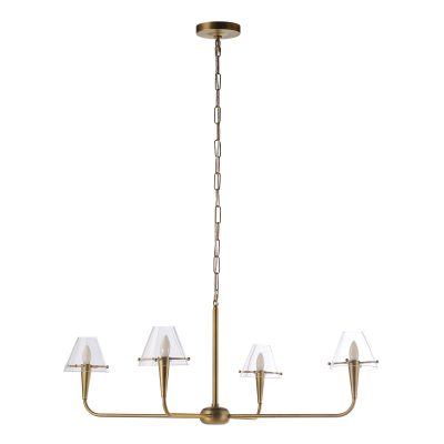 Alternative view of Maite 78" Height Ceiling Fixture, Plated Dark Antique Brushed Brass