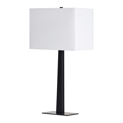 Alternative view of Candace 26" Length Table Lamp- Set of two, Matte Black