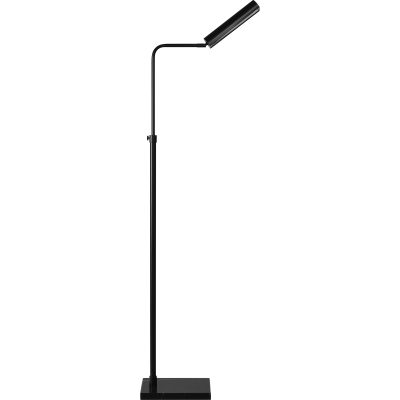 Alternative view of Fadia 60 ADJ." Length Floor Lamp, Matte Black