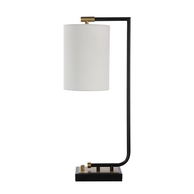 Alternative view of Perlato 28" Height Table Lamp, Black