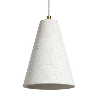 Paula 10" Length Ceiling Fixture, Off-White With Speckles
