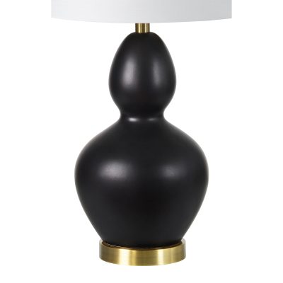 Alternative view of Kamilia 26.75" Length Table Lamp- Set of two, Matte Black