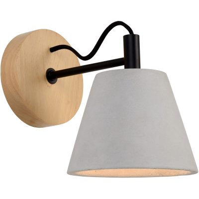 Alternative view of Turtle Bay 8" Length Wall Sconce, Grey