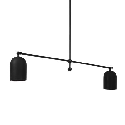 Alternative view of Saskia 69.25" Height Ceiling Fixture, Matte Black