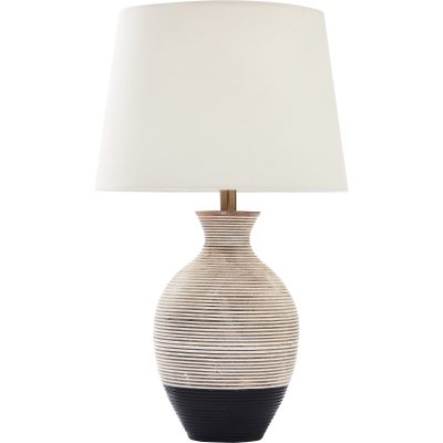 Ignacio 27" Length Table Lamp, Black and whitewash