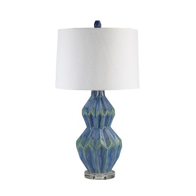 Serres 29.44" Height Table Lamp, Blue