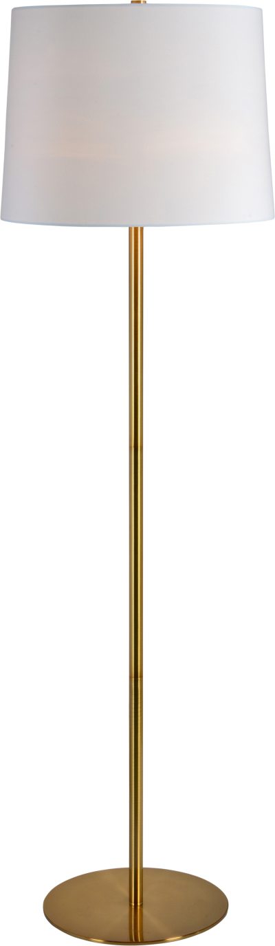 Radison 60" Length Floor lamp, Antique Brass