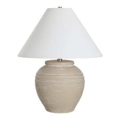 Fela 21" Length Table Lamp, BEIGE