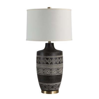 Ceniza 30.5" Height Table Lamp, Black