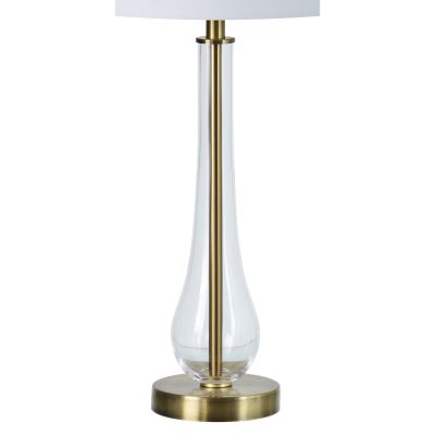 Alternative view of Nabi 26.5" Length Table Lamp- Set of two, Antique Brass