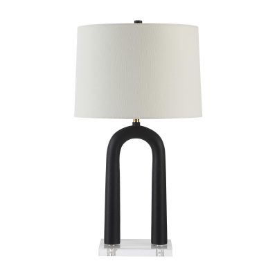 Alternative view of Pisa 28.5" Height Table Lamp, Black