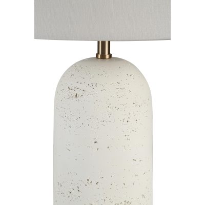 Alternative view of Dorato 24.75" Height Table Lamp, White