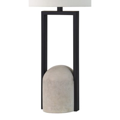 Alternative view of Florah 27.75" Length Table Lamp, Matte Black