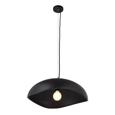 Alternative view of Filomena 22" Wide 1-Light Chandelier, Matte Black