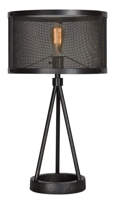Livingstone 16" Length Table Lamp, Black