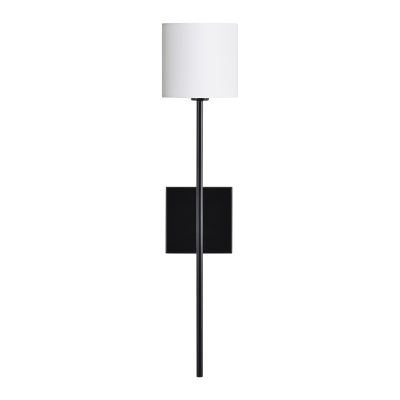 Alternative view of Eunices 24" Length Wall Sconce, Black and White