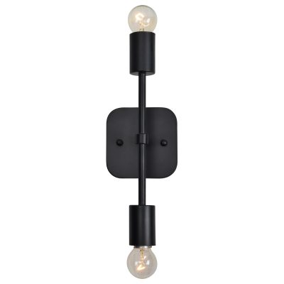 Albany I 13" Length Wall Sconce, Black