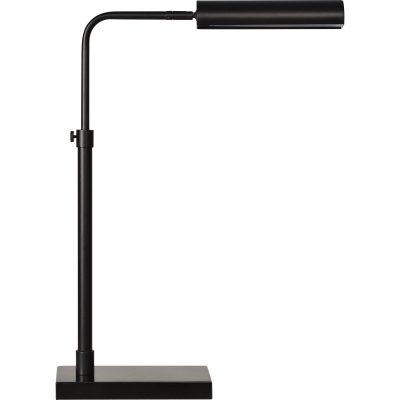 Fabolia 20 ADJ." Length Desk Lamp, Matte Black