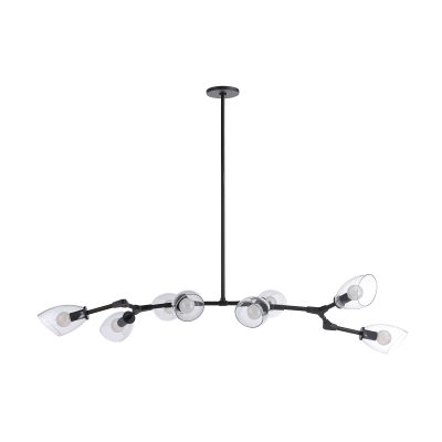 Alternative view of Camino 7.75" Length Ceiling Fixture, BLACK