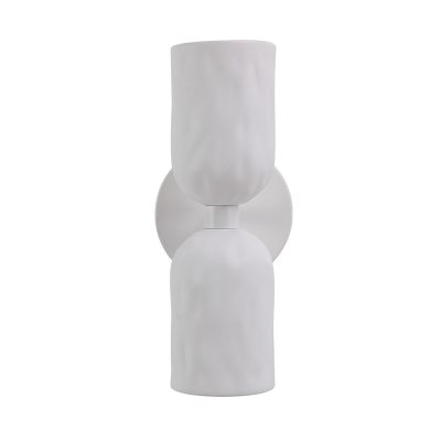 Alternative view of Akira 11.2" Off-White 2-Light Wall Sconce