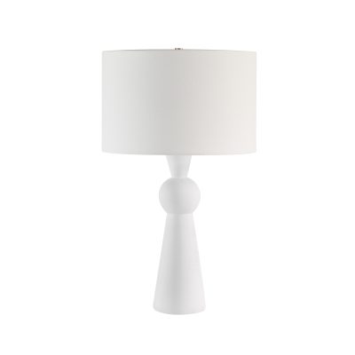 Petra 26" Height Table Lamp, White