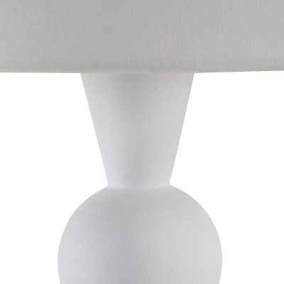 Alternative view of Petra 26" Height Table Lamp, White
