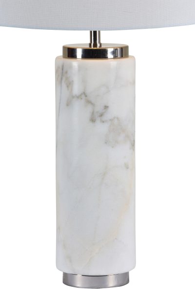 Alternative view of Heathcroft 26.5" Length Table lamp, White