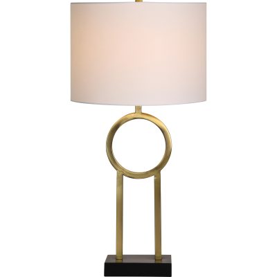 Burlington 28.5" Length Table Lamp, Brass
