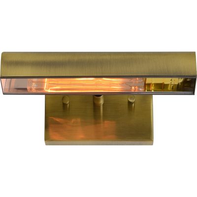 Yorker 4.5" Length Wall Sconce, Antique Brass