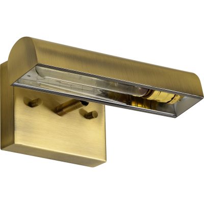 Alternative view of Yorker 4.5" Length Wall Sconce, Antique Brass