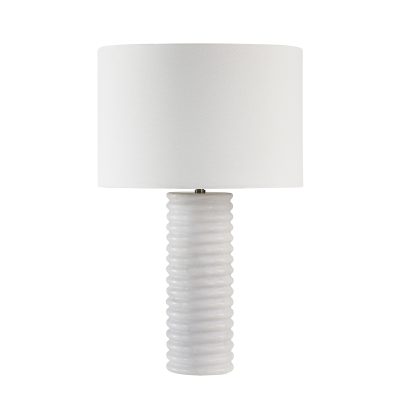 Alloro 24" Height Table Lamp, White