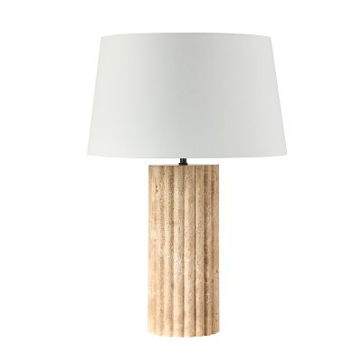 Milena 28" Height Table Lamp, Beige