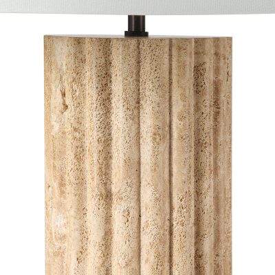 Alternative view of Milena 28" Height Table Lamp, Beige
