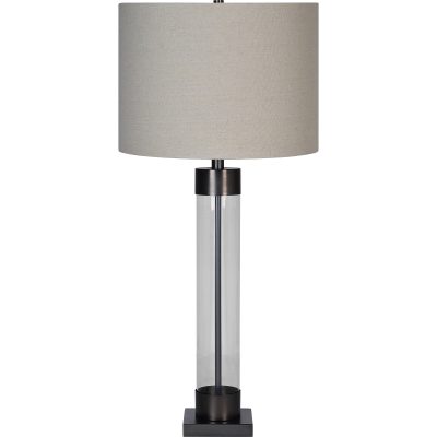 Meredith 33.25" Length Table Lamp, Clear