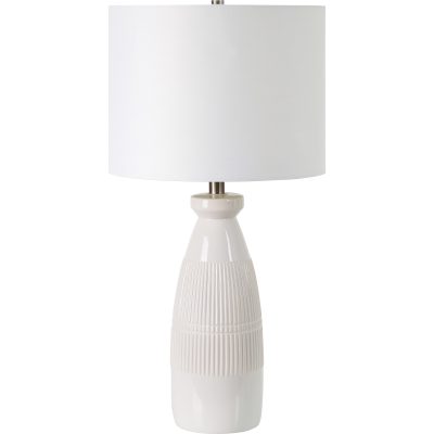 Nado 26.25" Length Table Lamp, Off-White
