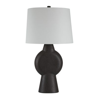 Fierra 30.0" Height Table Lamps, Stone Black