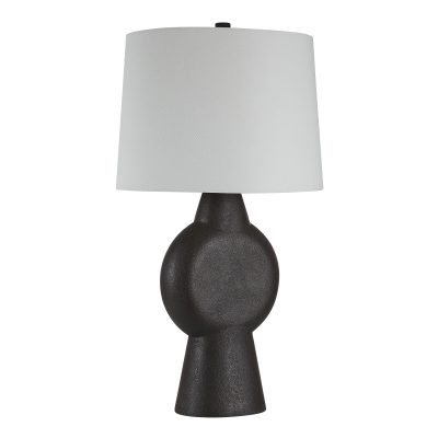 Alternative view of Fierra 30.0" Height Table Lamps, Stone Black
