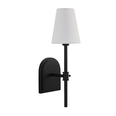 Alternative view of Mililani 17.38" Height Wall Sconce, Black