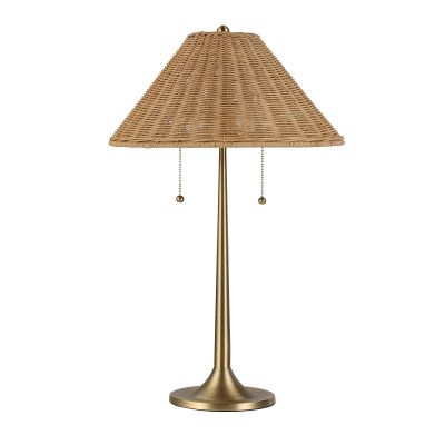Viana 22" Height Table Lamp, Brown