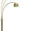 Dorset 83" Length Floor lamp, Satin Brass