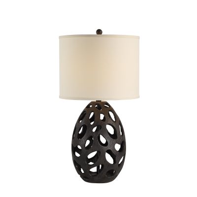 Alternative view of Loxley 30" Height Table Lamp, Brown