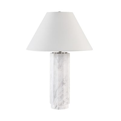 Veda 26.5" Height Table Lamp, White