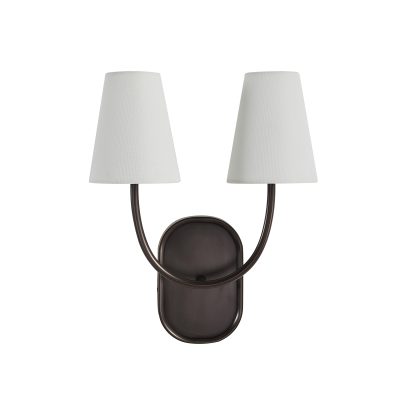 Megara 15.5" Height Wall Sconce, Brown