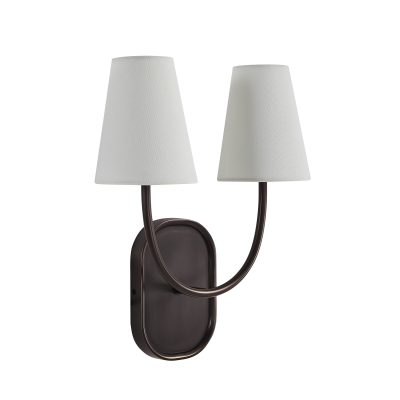 Alternative view of Megara 15.5" Height Wall Sconce, Brown