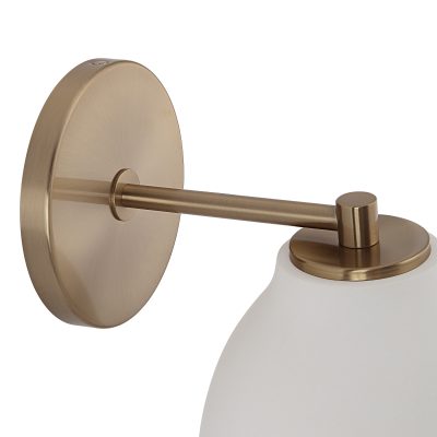Alternative view of Mazia 8.5" Burnished Brass 1-Light Wall Sconce