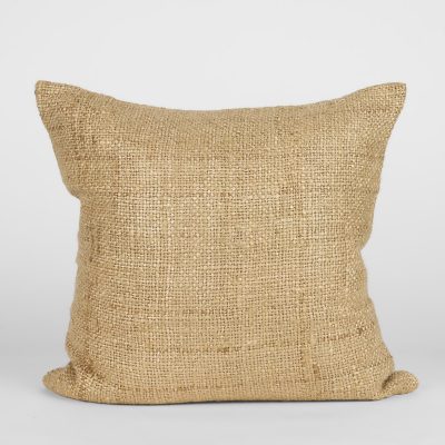 Alternative view of Lowen 22x22 Square Gold Woven Decorative Pillow